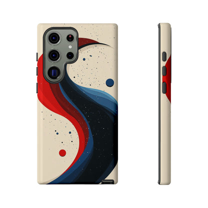 Galactic Drift – Cosmic Wave Abstract Phone Case for iPhone, Samsung & Pixel