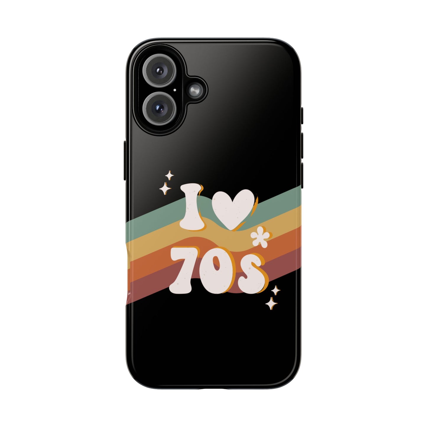 Retro "I Love 70s" Phone Case – Vintage Groovy Design for iPhone, Samsung & Google Pixel