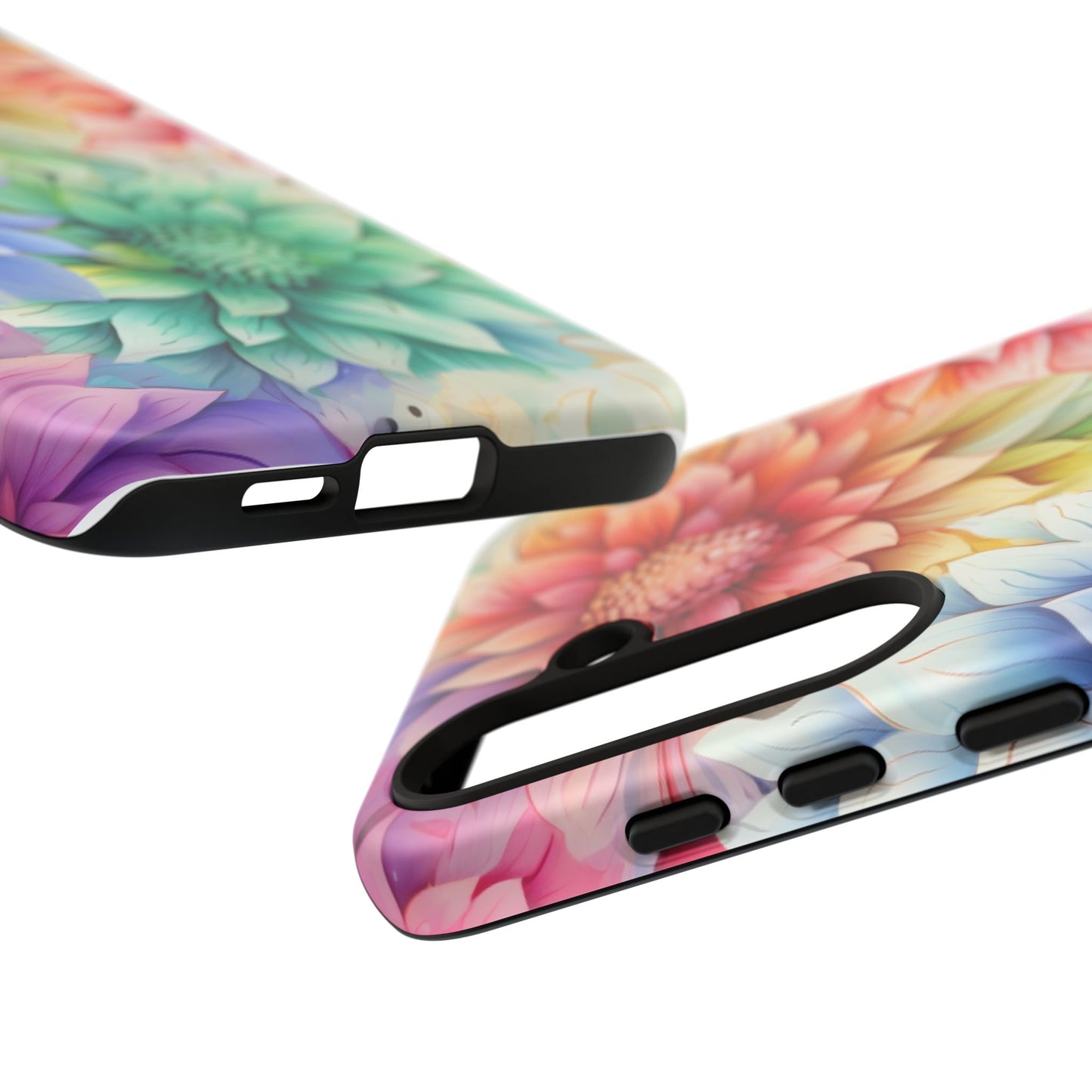 Rainbow Bloom Mandala Floral Mobile Case