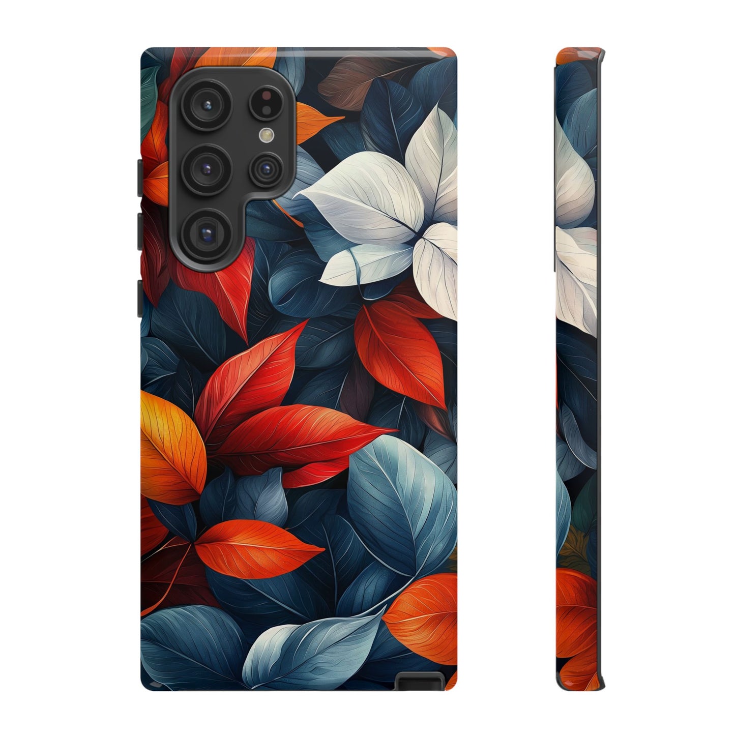 Autumn Midnight Leaves | Luxe Floral Phone Case for iPhone, Pixel & Samsung