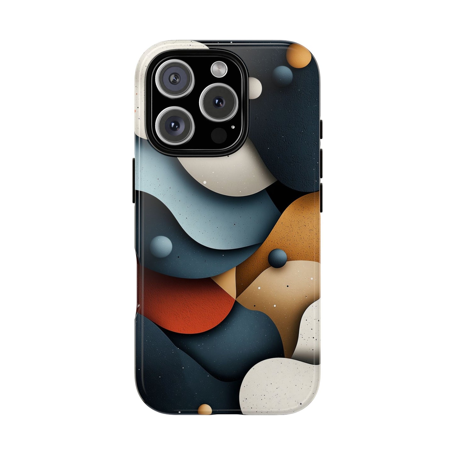 Cosmic Flow – Textured Abstract Phone Case for iPhone, Samsung & Pixel