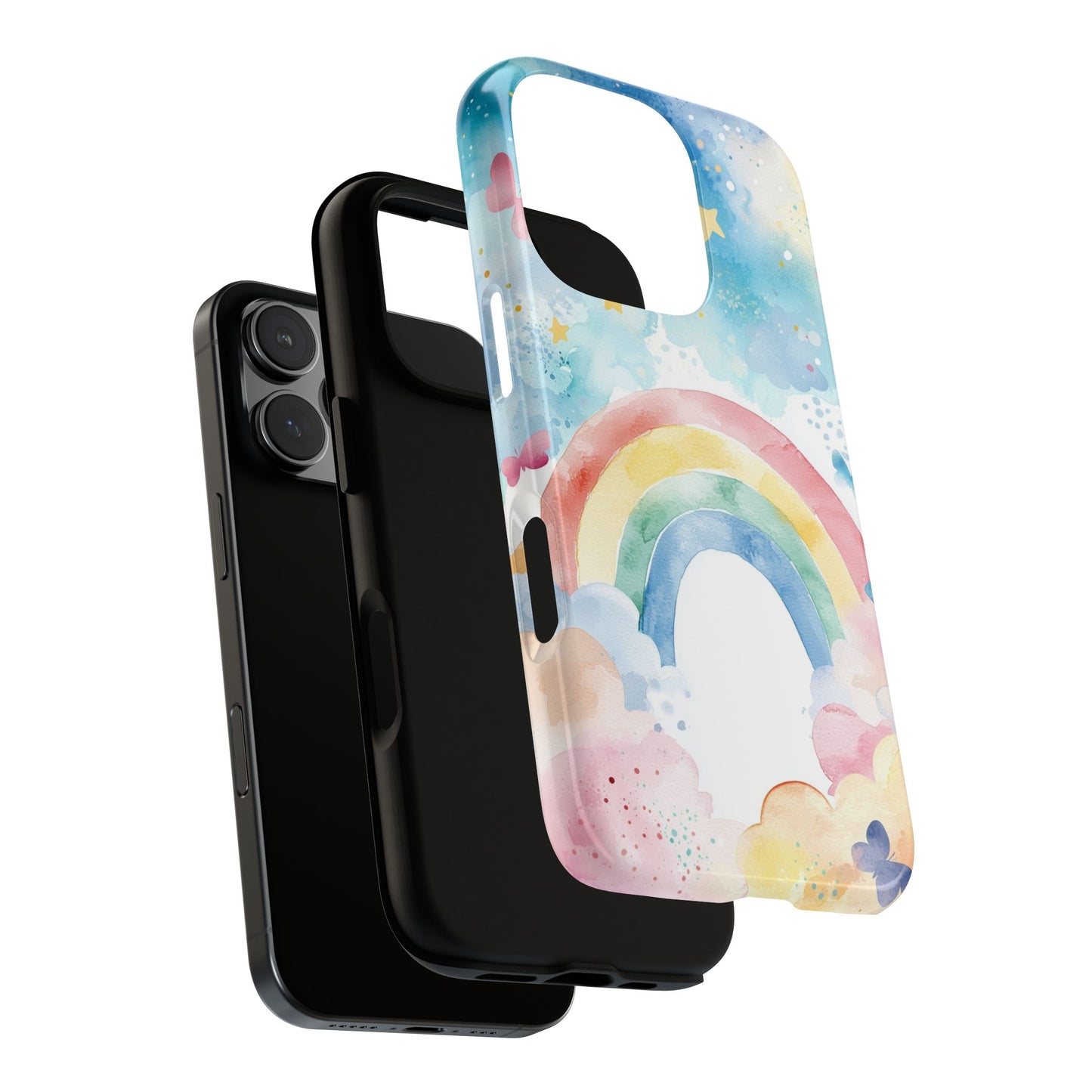 Mystic Splash Rainbow Watercolor Phone Case for iPhone, google Pixel & Samsung