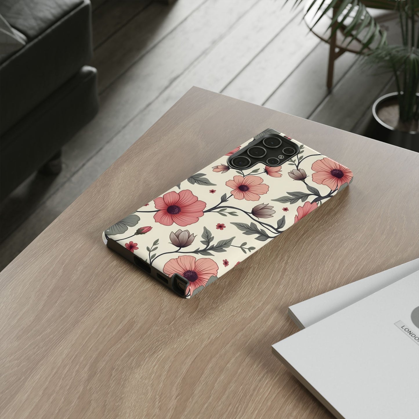 Floral Iphone Case, Botanical Pattern Design