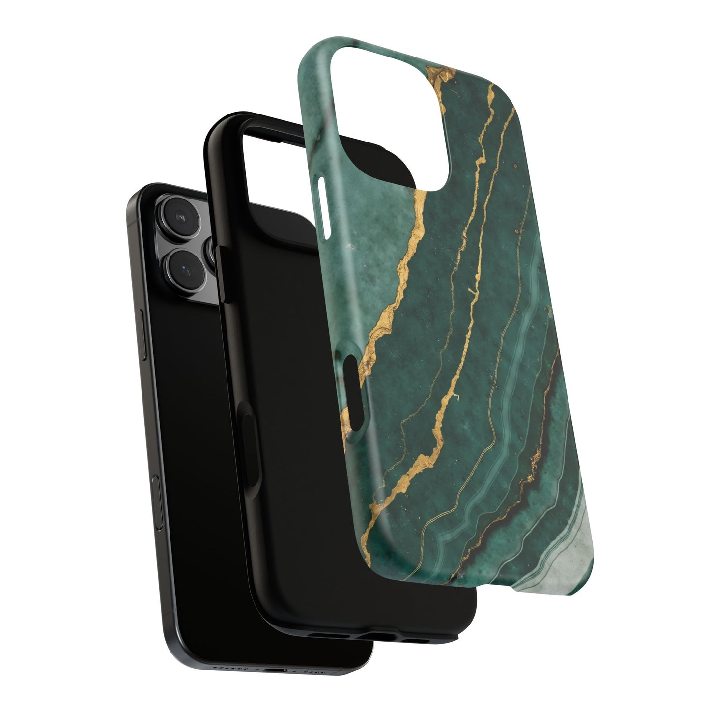 Jade Green Marble Case Design