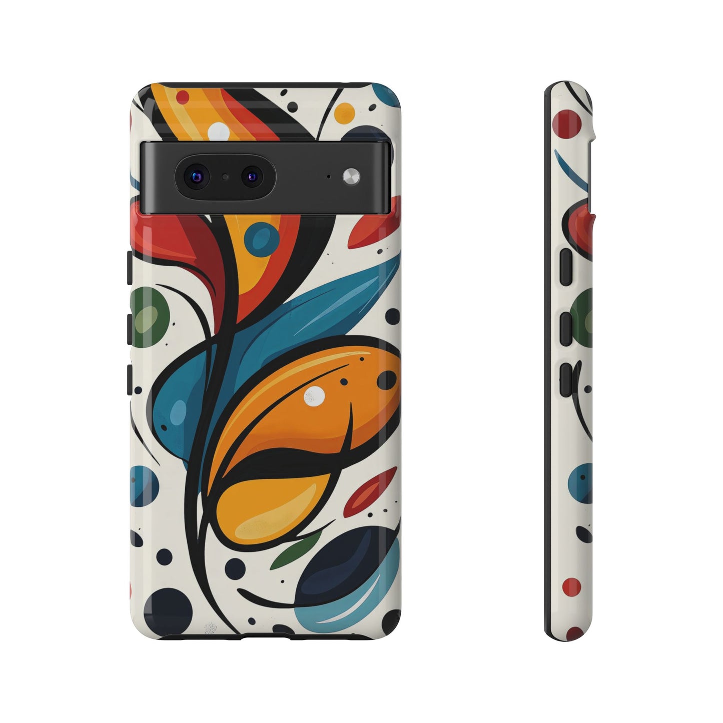 Vibrance Bloom – Bold Abstract Burst Phone Case for iPhone, Google Pixel, Samsung