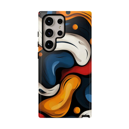 Liquid Pop Abstract Case – Bold Swirl Design for iPhone, Google Pixel & Samsung