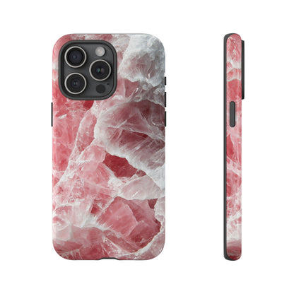 Rose Quartz Crystal Phone Case for iPhone, Samsung & Google Pixel