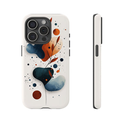 Celestial Bloom – Minimal Abstract Phone Case for iPhone, Samsung & Pixel