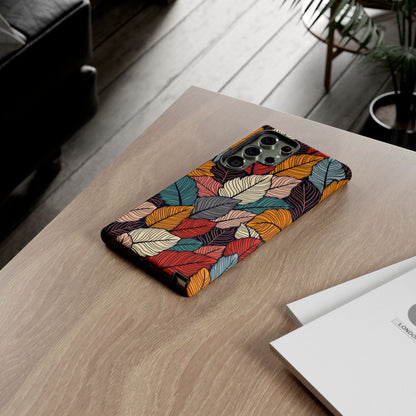 Colorful Abstract Leaves Pattern Design