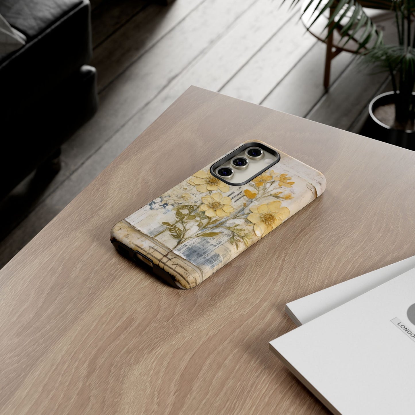 Vintage Botanical Floral Mobile Case