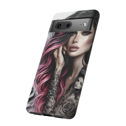 Tattooed Elegance – Gothic Art Mobile Cover