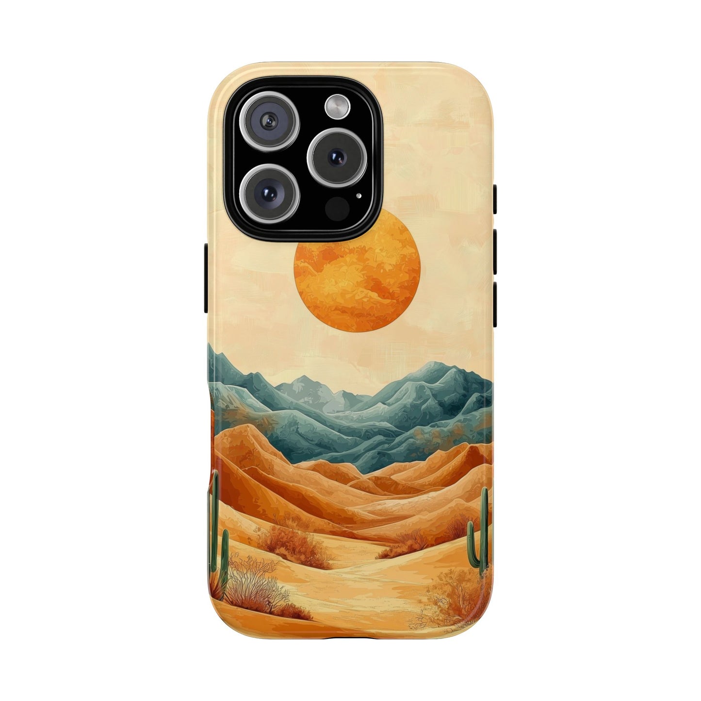 Golden Solstice Desert Boho Phone Case for iPhone, Pixel & Samsung