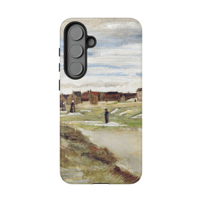 Van Gogh Village Painting Phone Case - iPhone, Samsung, Pixel - Art Print Cover, Gift for Art Lovers
