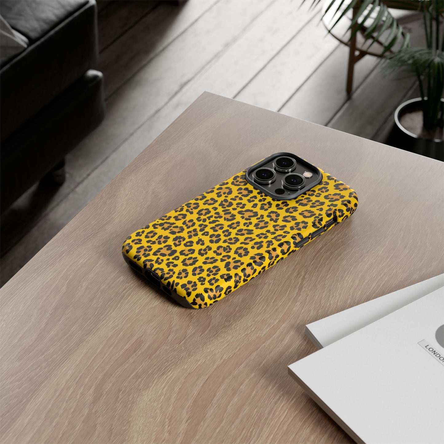 Leopard Texture Printed Back Cover Case phone
