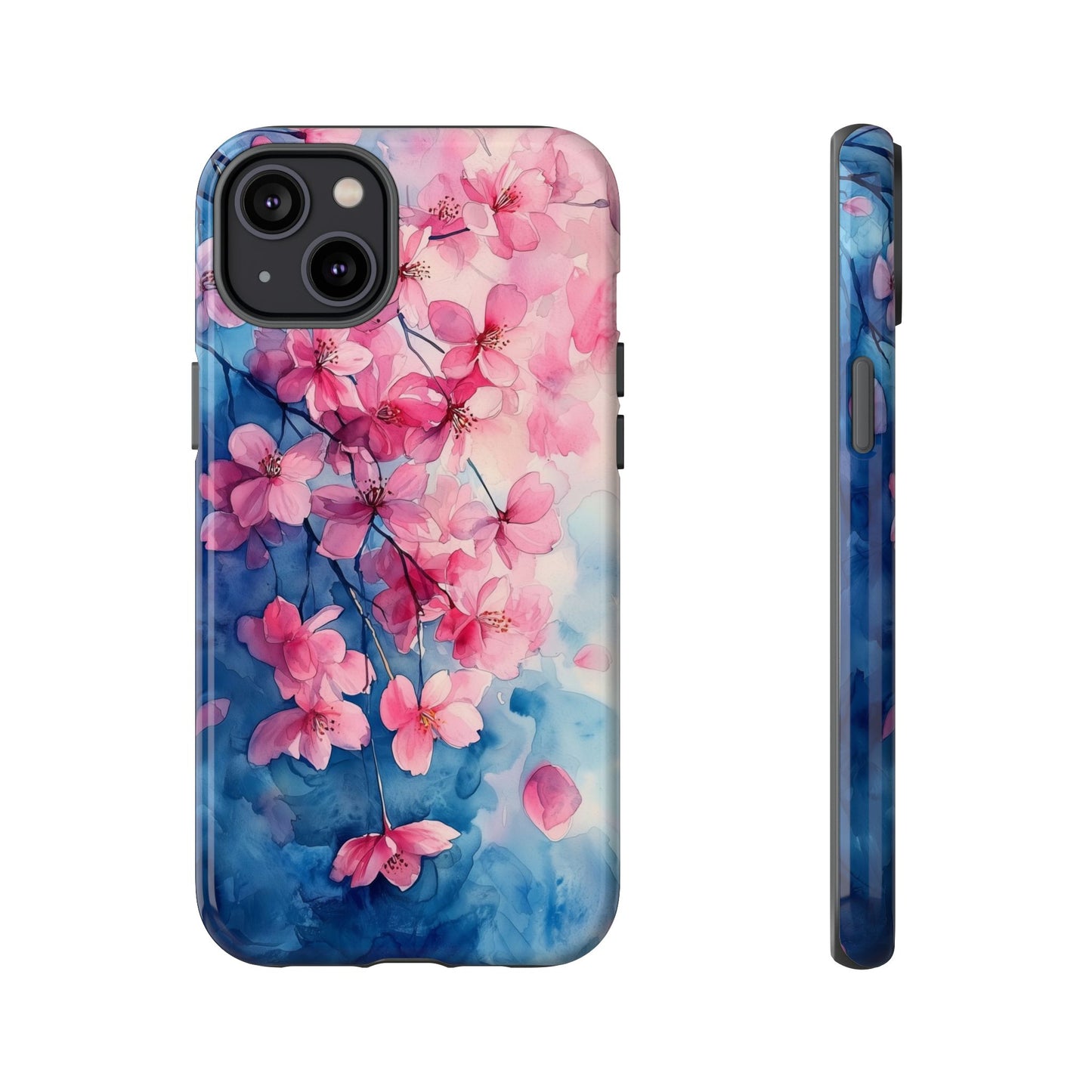 Pastel Petal Rain Watercolor Phone Case for iPhone, google Pixel & Samsung
