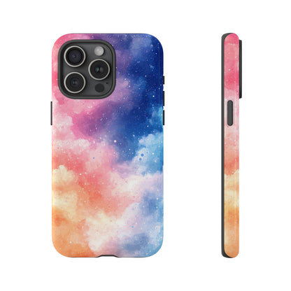 Cosmic Dreamscape – Watercolor Galaxy Phone Case for iPhone, google Pixel & Samsung