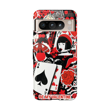 Bold Red & Black Ace Card Phone Case