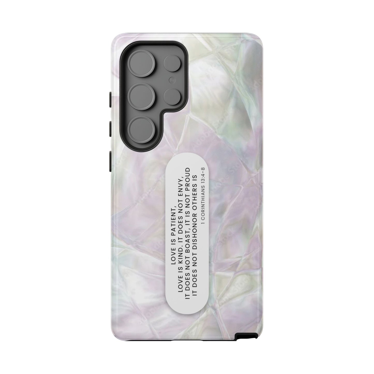 Customized Bible Verse Phone Case – Custom Christian Scripture Cover, Crystal Phone Case, Unique Gift for iPhone, Samsung  & Google Pixel – Protective & Stylish Cover"