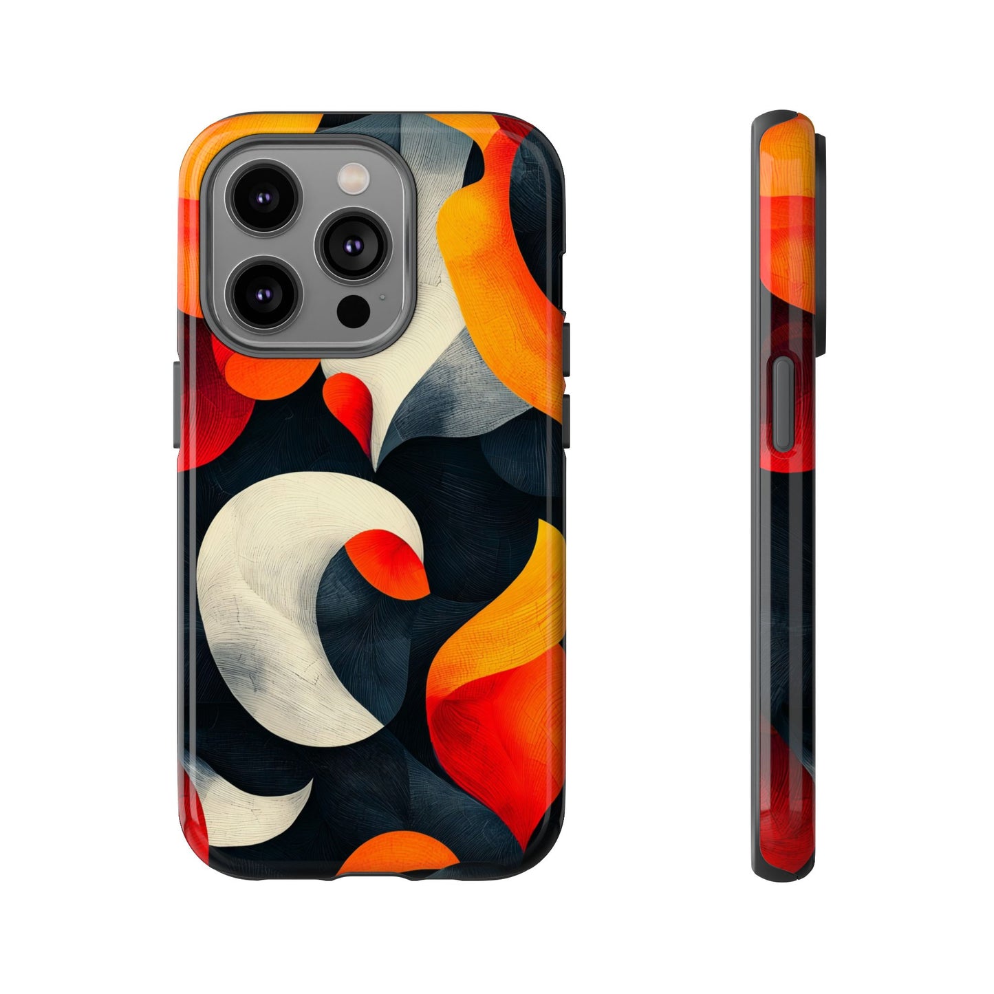 Molten Flow – Abstract Flame Phone Case for iPhone, Samsung & Pixel