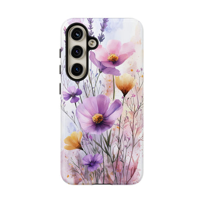 Wildflower Symphony Watercolor Phone Case for iPhone, google Pixel & Samsung