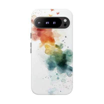 Whirlwind Rainbow Watercolor Phone Case for iPhone, google Pixel & Samsung