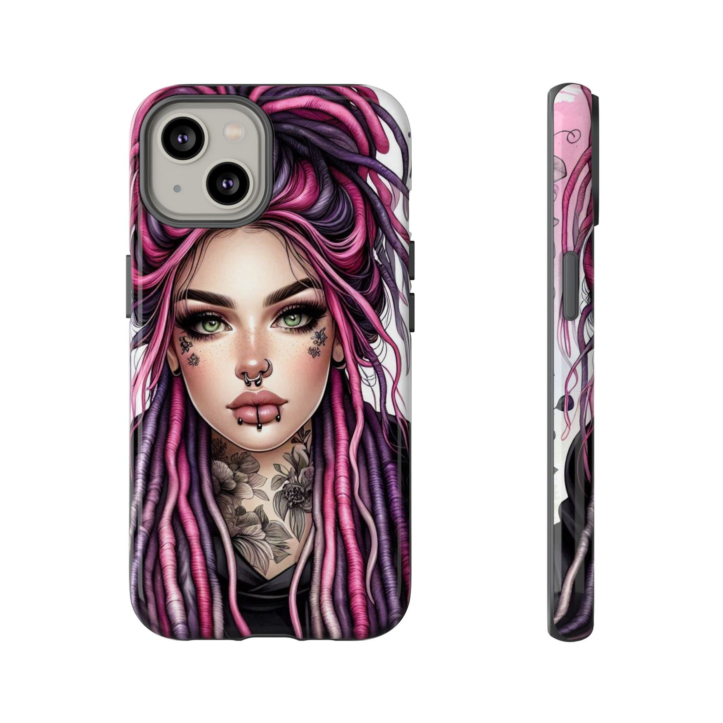 Neon Gothic Beauty Mobile Case