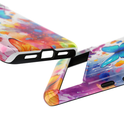 Vibrant Watercolor Butterfly Mobile Case