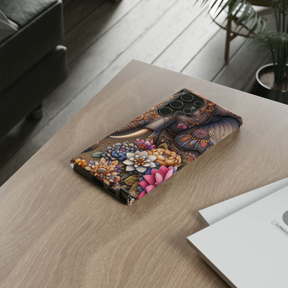 Royal Ornate Elephant Mobile Cover – Luxurious Bohemian Art