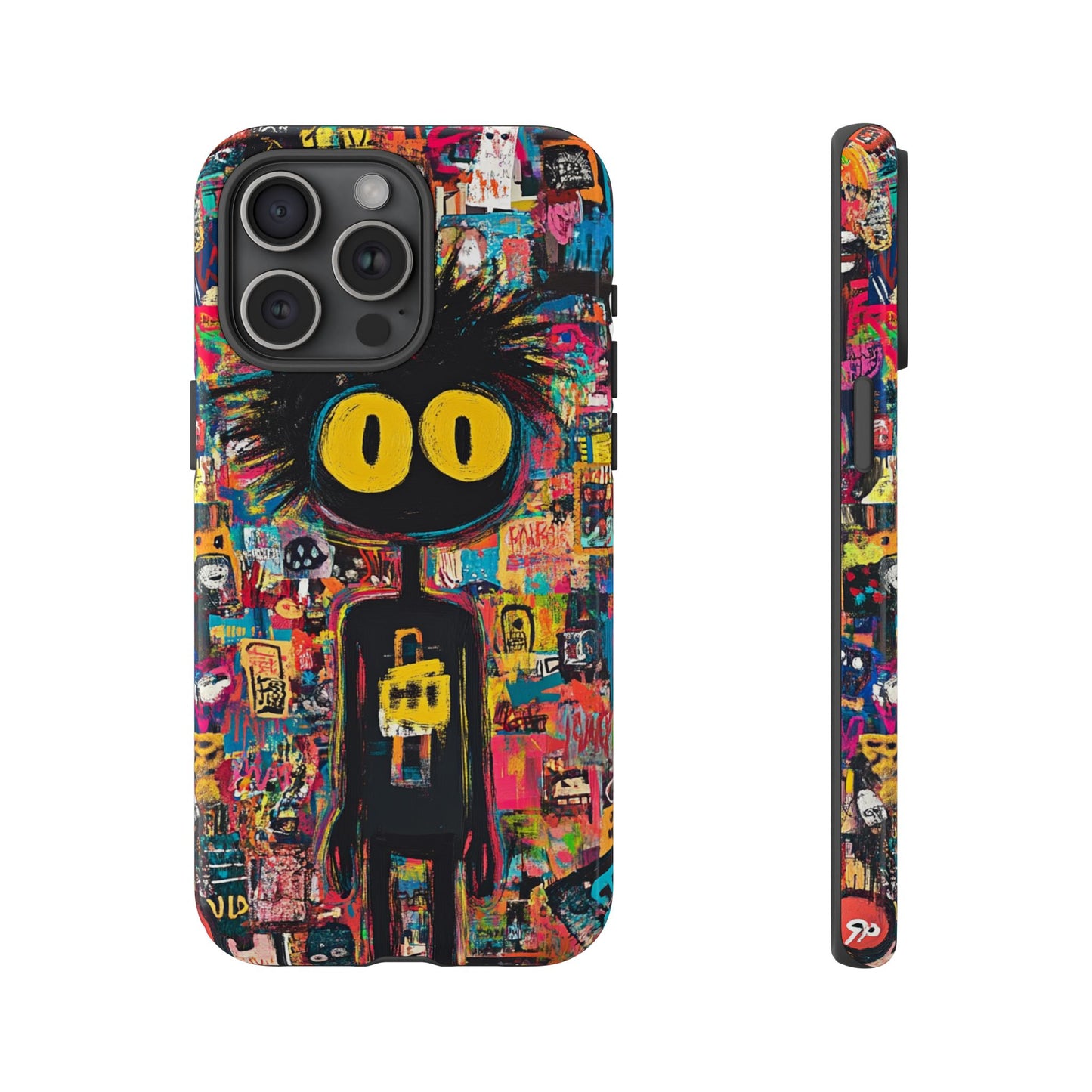 Urban Art iPhone Case – Basquiat Graffiti Style Cover - iPhone, Samsung & Google Pixel Cover - Artistic Painting Case,  Art Lover Gift
