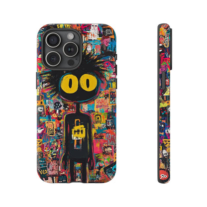 Urban Art iPhone Case – Basquiat Graffiti Style Cover - iPhone, Samsung & Google Pixel Cover - Artistic Painting Case,  Art Lover Gift