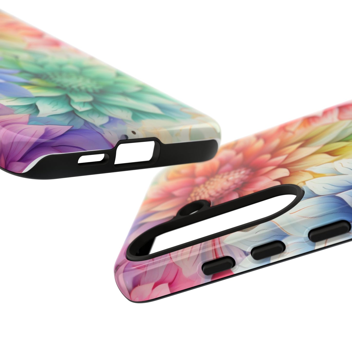 Rainbow Bloom Mandala Floral Mobile Case