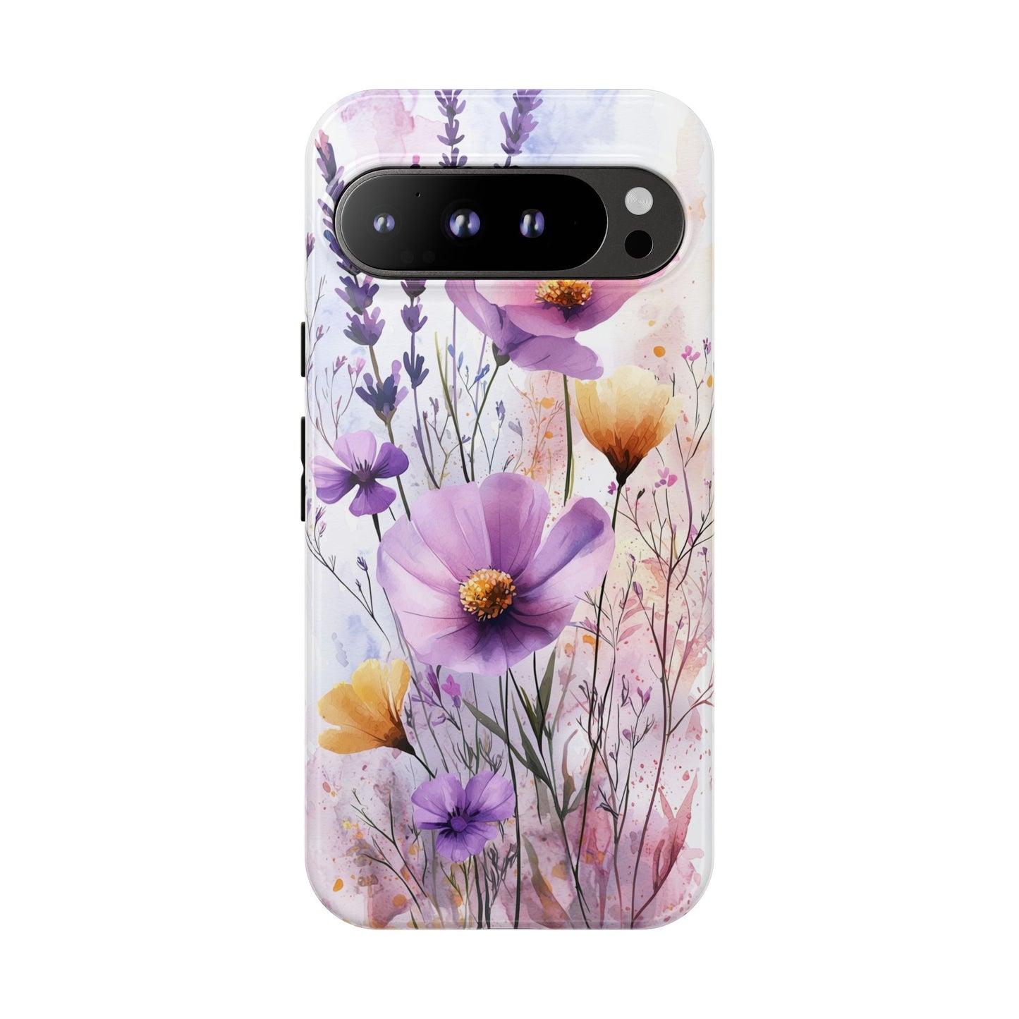 Wildflower Symphony Watercolor Phone Case for iPhone, google Pixel & Samsung