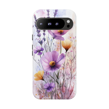 Wildflower Symphony Watercolor Phone Case for iPhone, google Pixel & Samsung