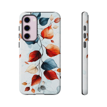 Crimson Drift | Minimalist Botanical Phone Case for iPhone, Pixel & Samsung