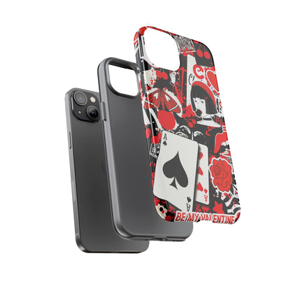 Bold Red & Black Ace Card Phone Case
