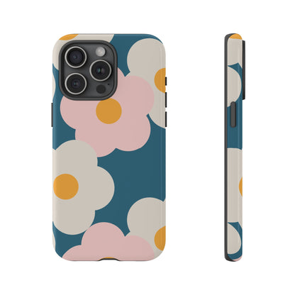 Retro Floral Phone Case – Vintage Aesthetic for iPhone, Samsung & Google Pixel