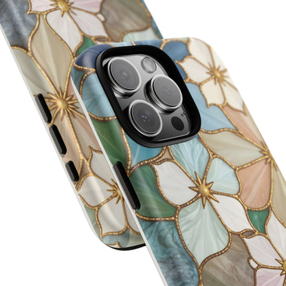 Floral Symphony: Stained Glass Elegance