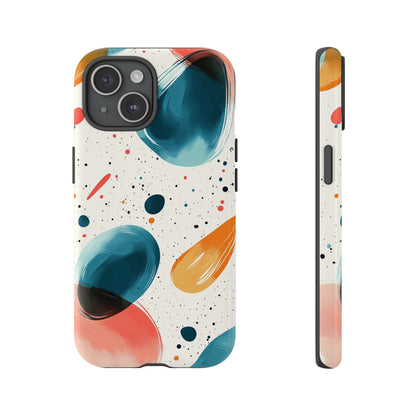 Color Swirl Splash – Abstract Art Phone Case for iPhone, Samsung & Pixel