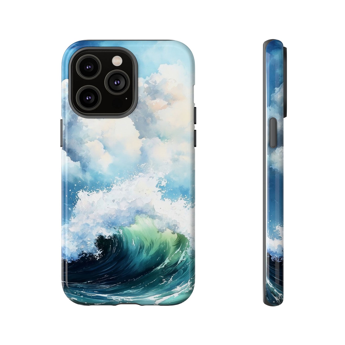 Pastel Wave Dream Watercolor Phone Case for iPhone, google Pixel & Samsung