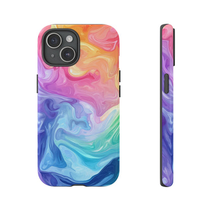 Prism Swirl Watercolor Phone Case for iPhone, google Pixel & Samsung
