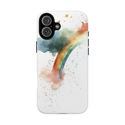Mystic Splash Rainbow Watercolor Phone Case for iPhone, google Pixel & Samsung