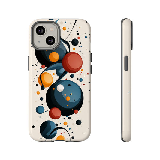 Cosmic Orbit – Abstract Sphere Phone Case for iPhone, Samsung & Pixel
