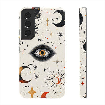 Mystic Moon & Stars Boho Phone Case for iPhone, Pixel & Samsung