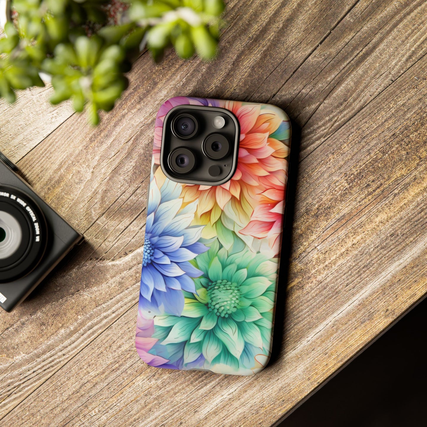 Rainbow Bloom Mandala Floral Mobile Case