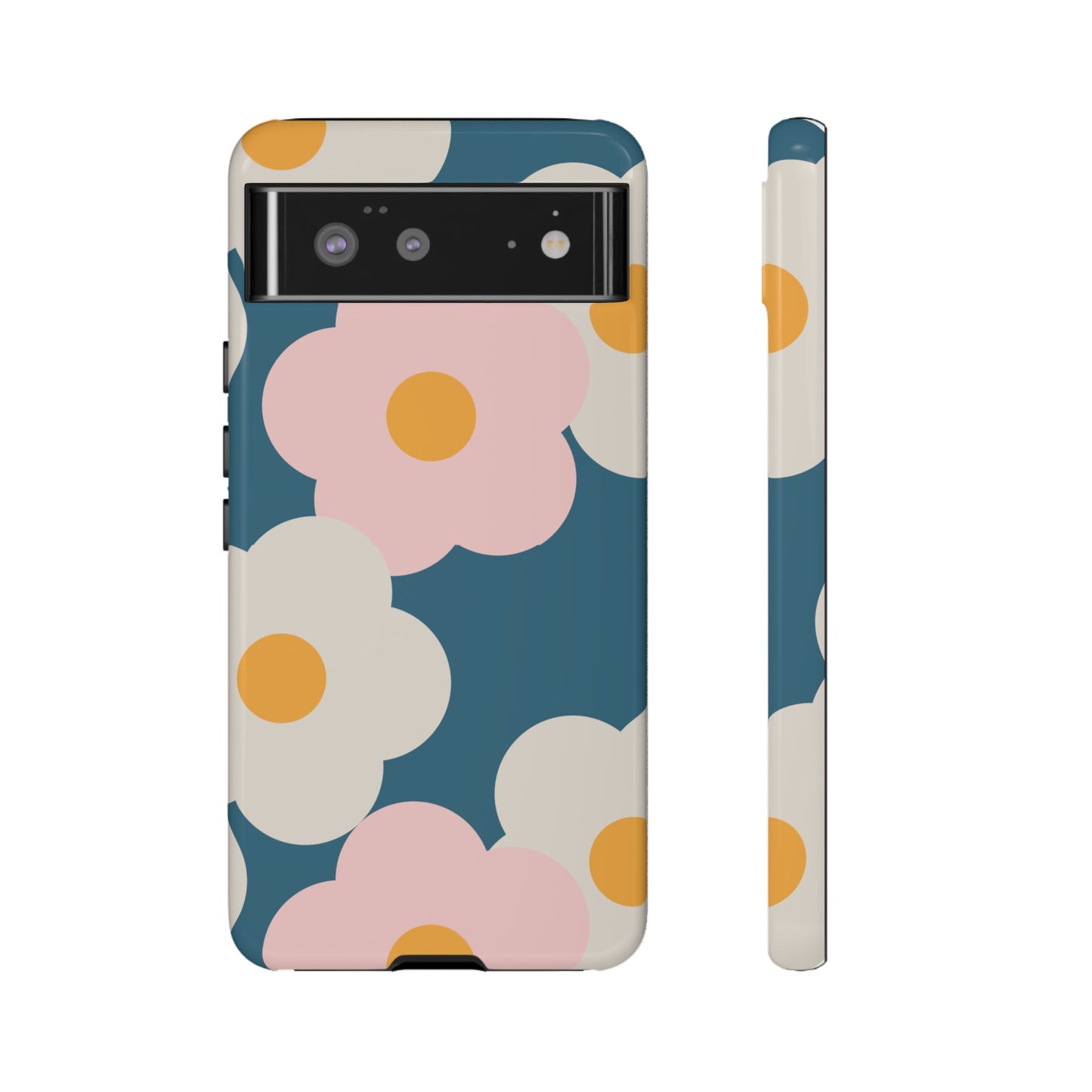 Retro Floral Phone Case – Vintage Aesthetic for iPhone, Samsung & Google Pixel