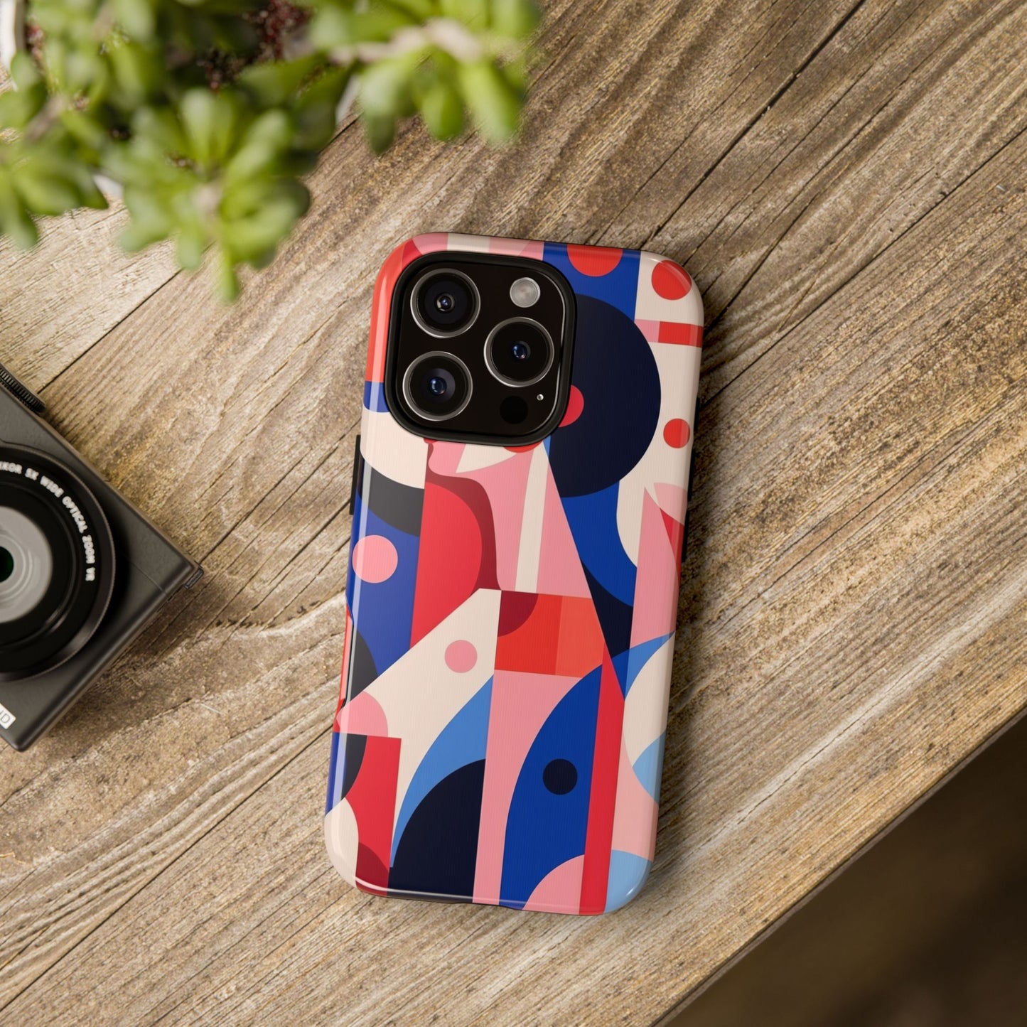 Modern Muse – Bold Abstract Portrait Phone Case for iPhone, Samsung & Pixel