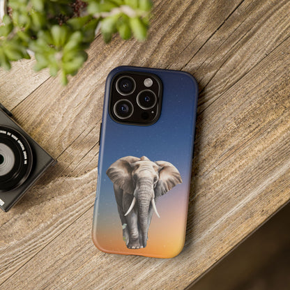 Celestial Elephant Mobile Cover – Dreamy Night Sky Aesthetic
