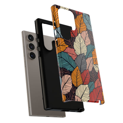 Colorful Abstract Leaves Pattern Design