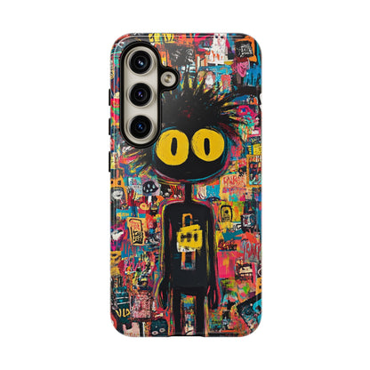 Urban Art iPhone Case – Basquiat Graffiti Style Cover - iPhone, Samsung & Google Pixel Cover - Artistic Painting Case,  Art Lover Gift