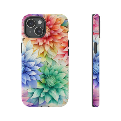 Rainbow Bloom Mandala Floral Mobile Case